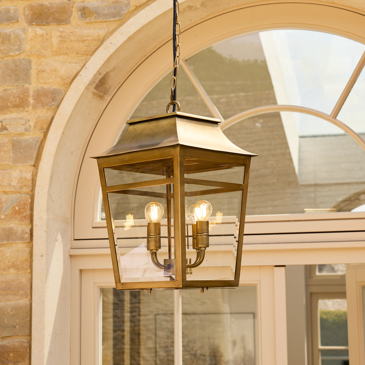 Majorelle pendant in brass