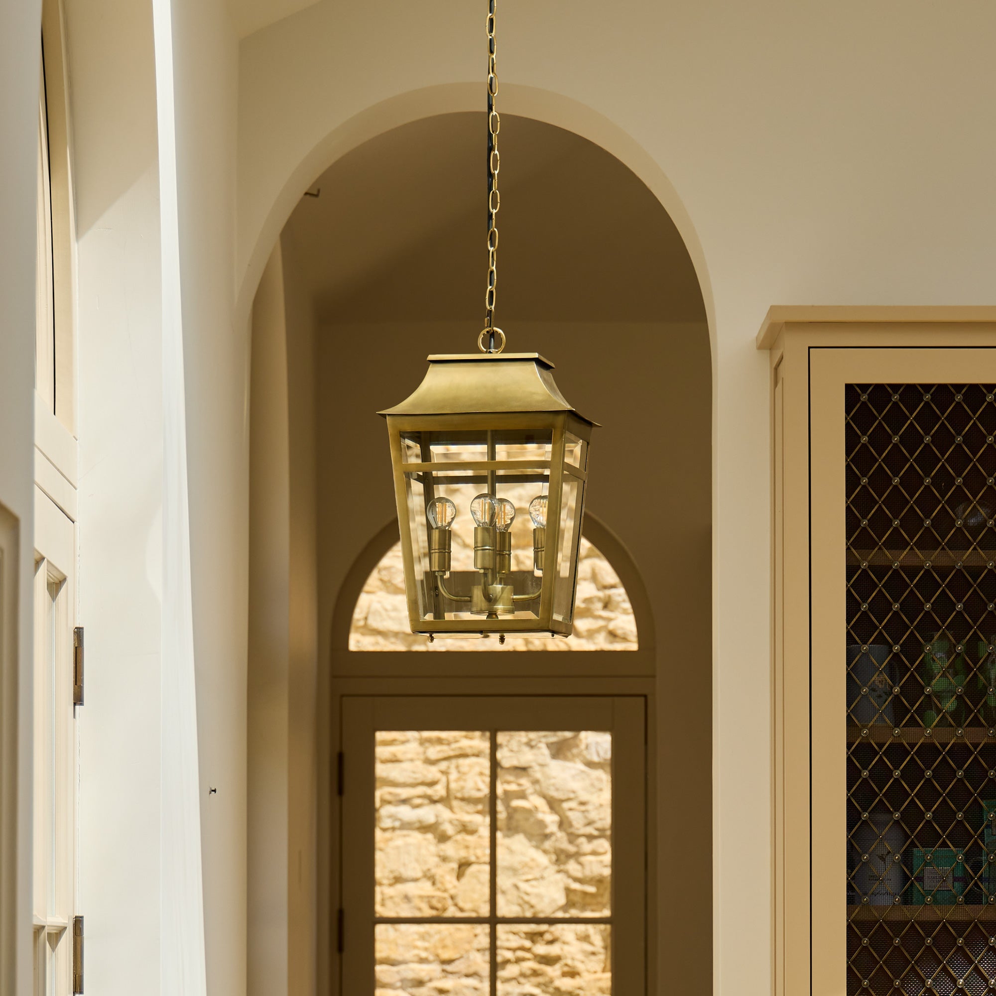 Majorelle pendant in brass