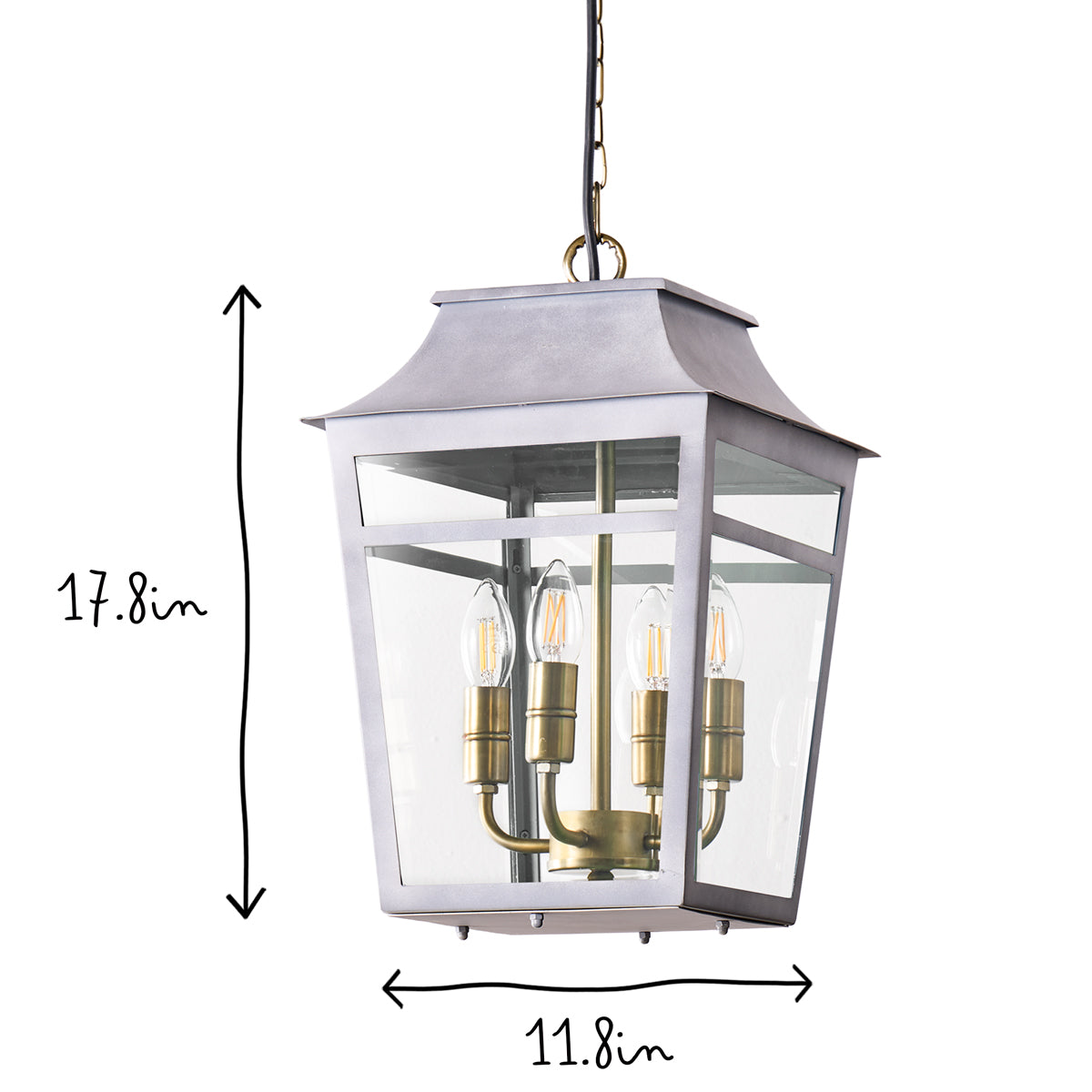 Majorelle pendant in gray