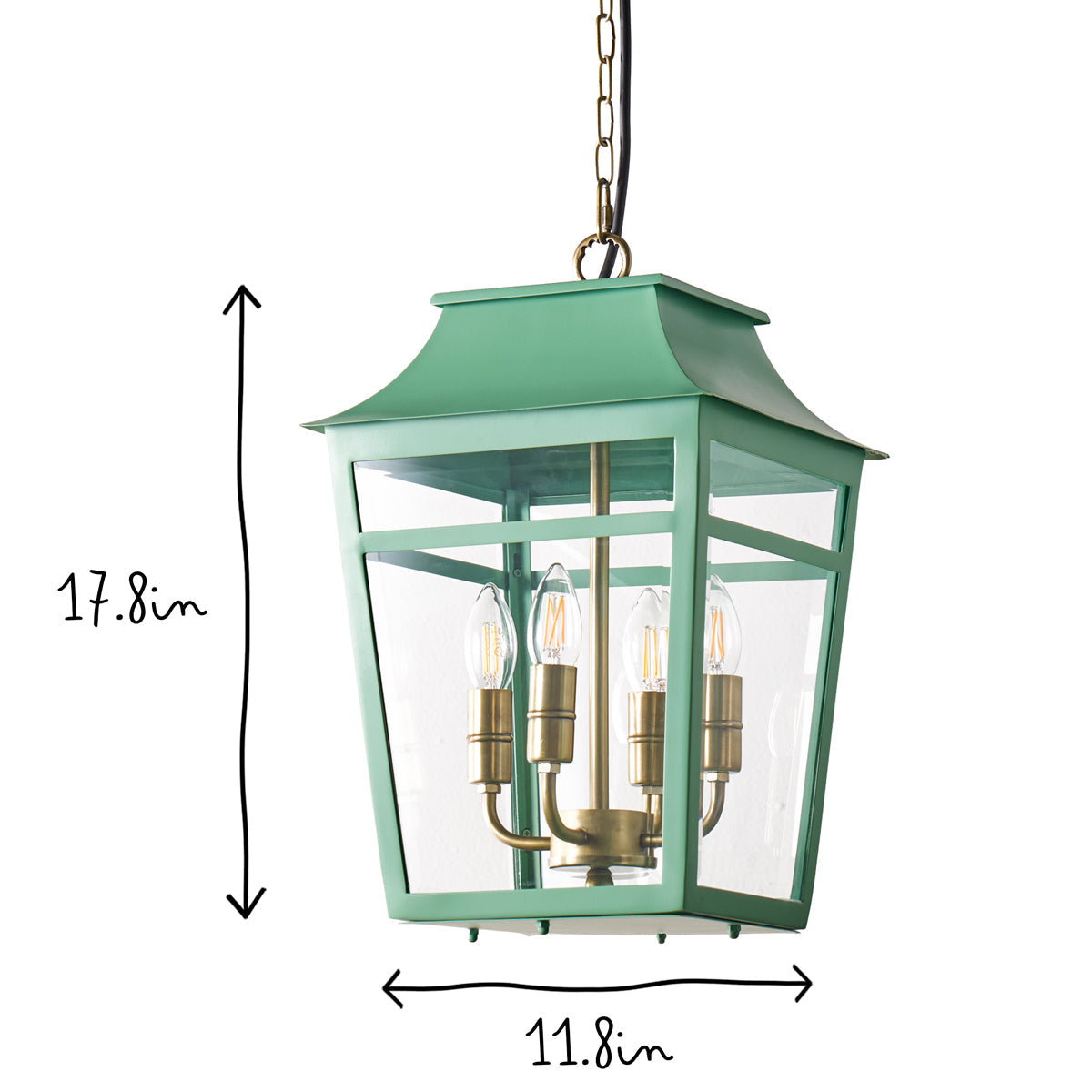 Majorelle pendant in sage