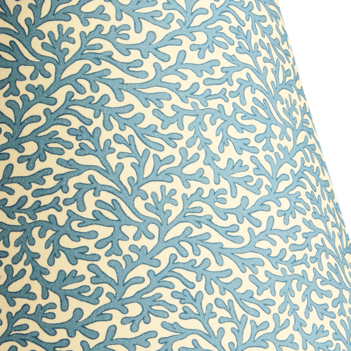 12 inch empire shade in denim Tuffley cotton by GP & J Baker