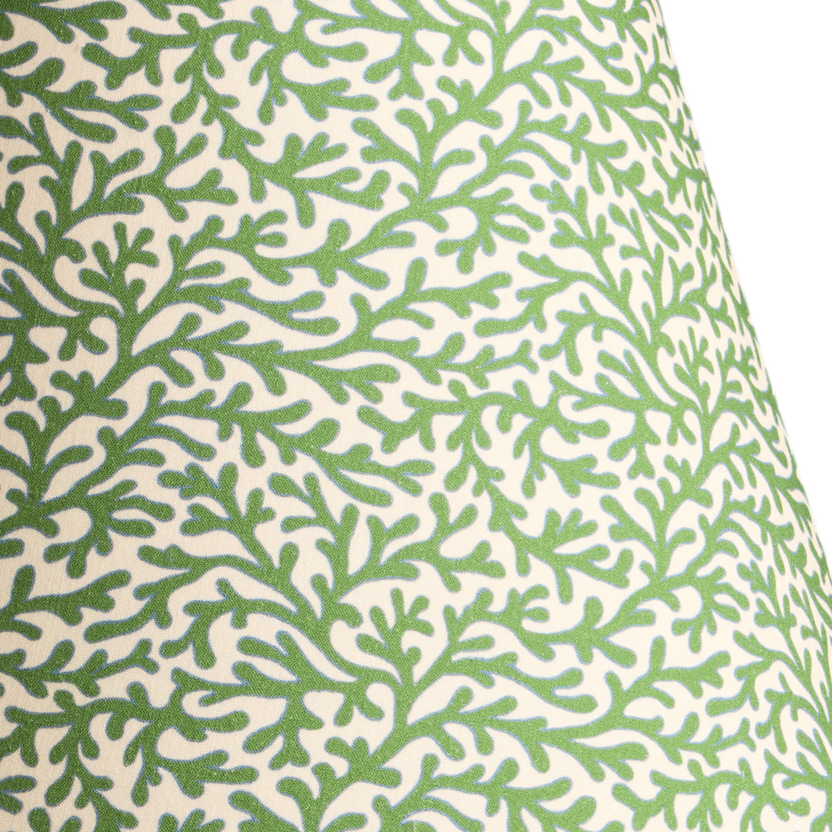 12 inch empire shade in green blue Tuffley cotton by GP & J Baker