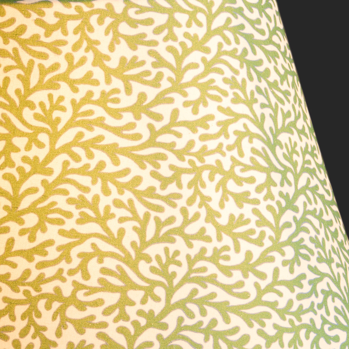 12 inch empire shade in green blue Tuffley cotton by GP & J Baker