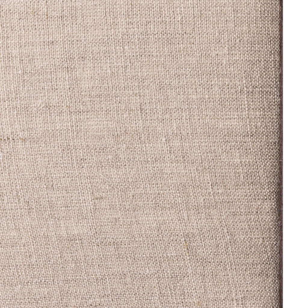 7 inch rectangular lampshade in natural linen