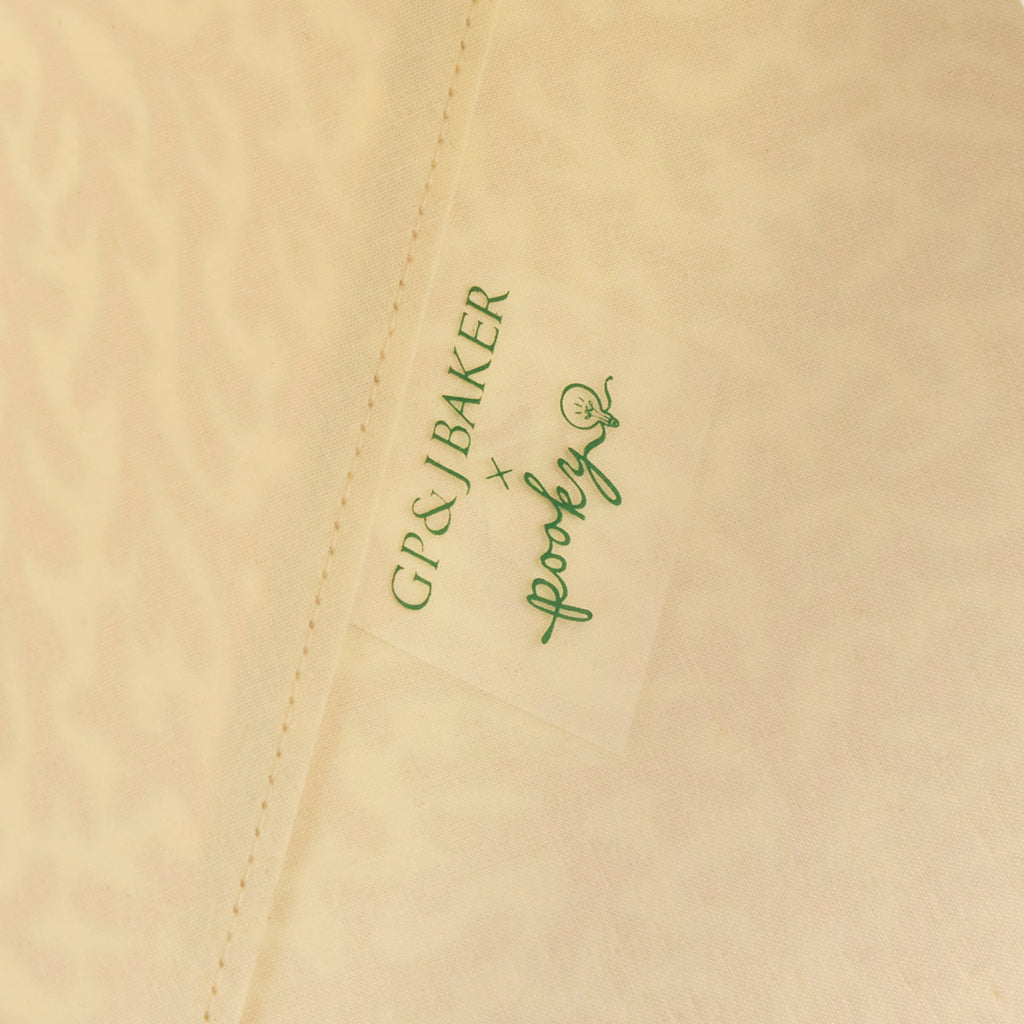 10 inch empire shade for cordless lamps in blush Tuffley cotton by GP & J Baker