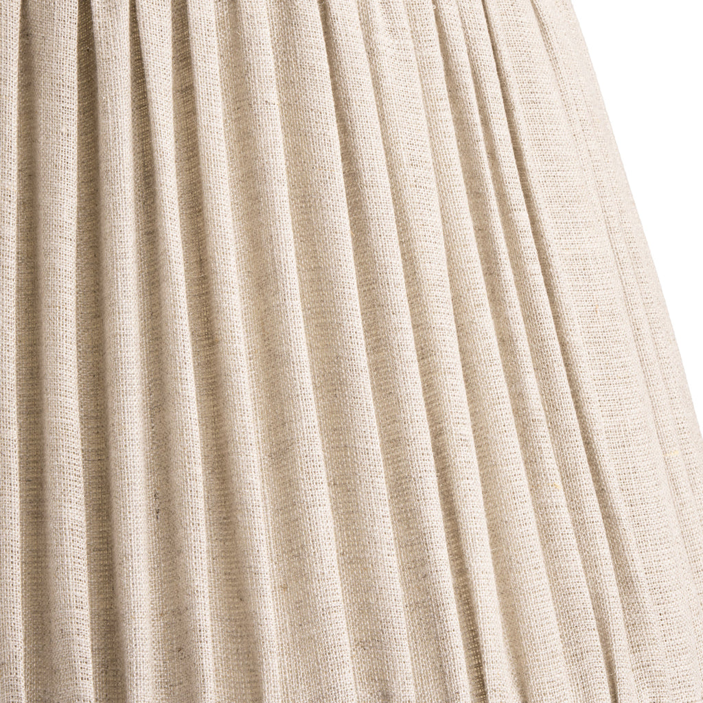10 inch empire bloomer shade for cordless lamps in natural linen