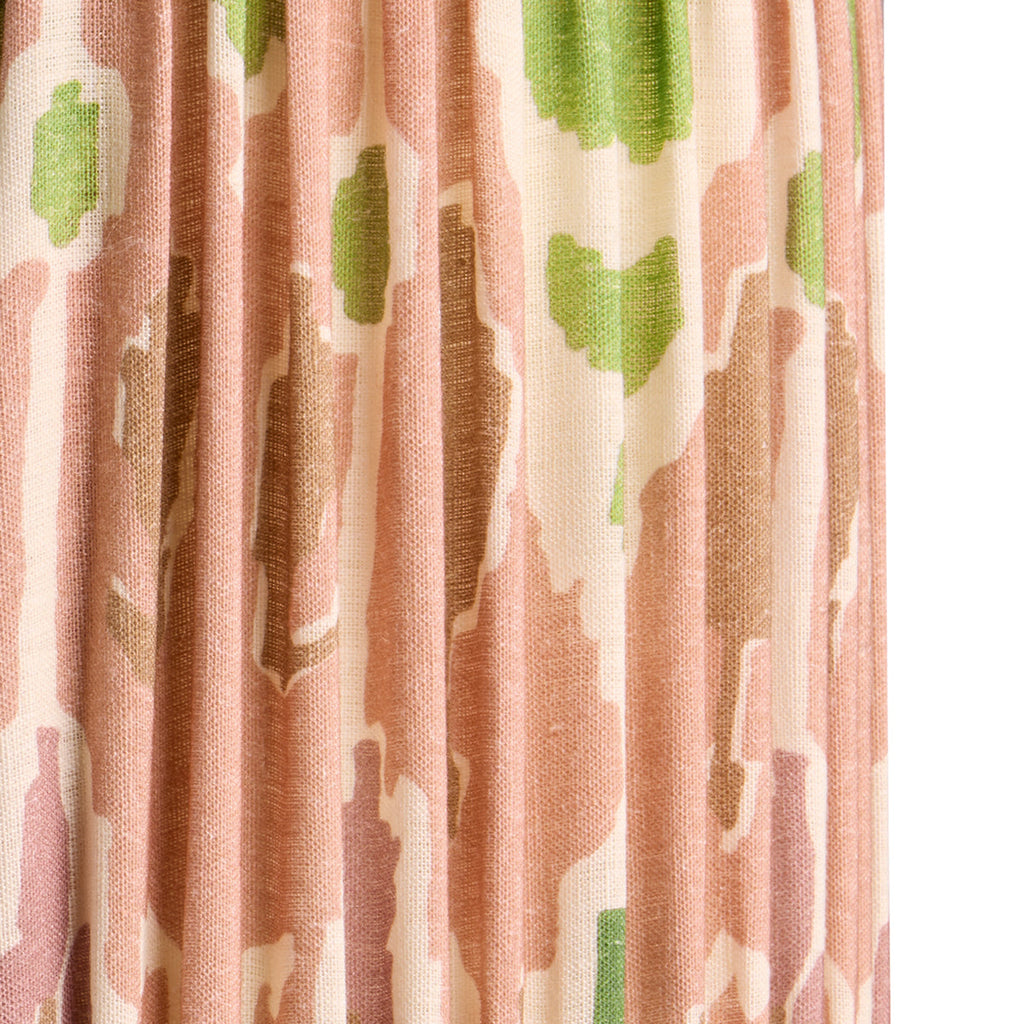 10 inch empire shade for cordless lamps in blush Bokhara gathered linen by GP & J Baker