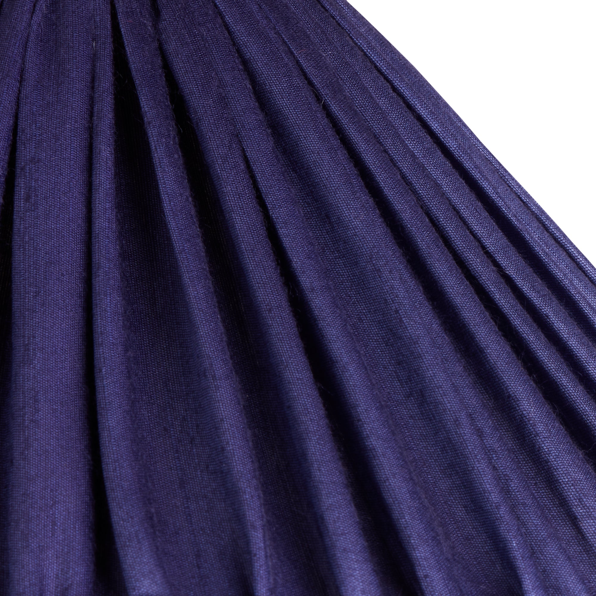 10 inch extreme empire shade for cordless lamps in Cobalt silk