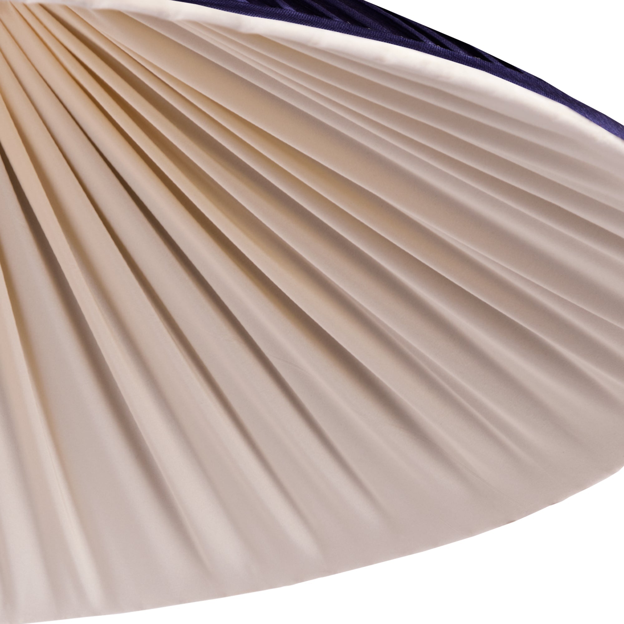 10 inch extreme empire shade for cordless lamps in Cobalt silk
