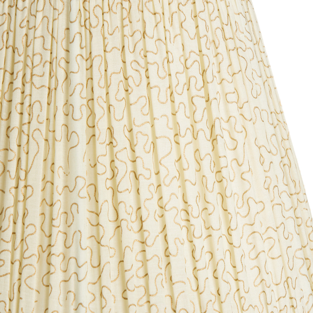 12 inch straight empire reversible gimbal shade in Flashman Squiggles