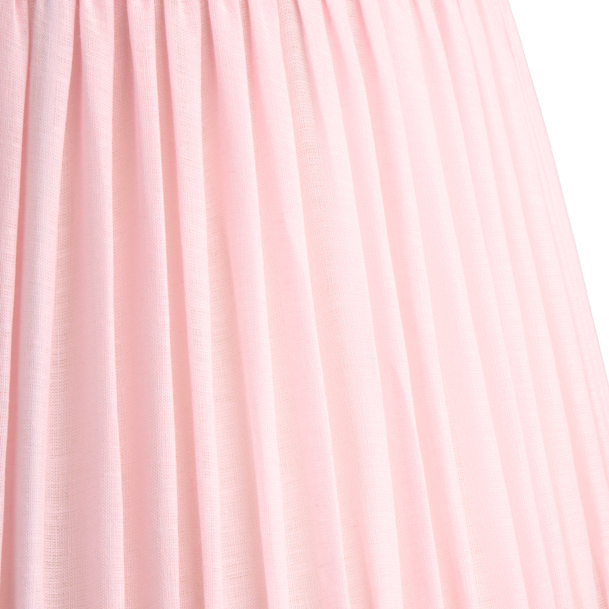 12 inch straight empire reversible gimbal bloomer shade in marshmallow linen