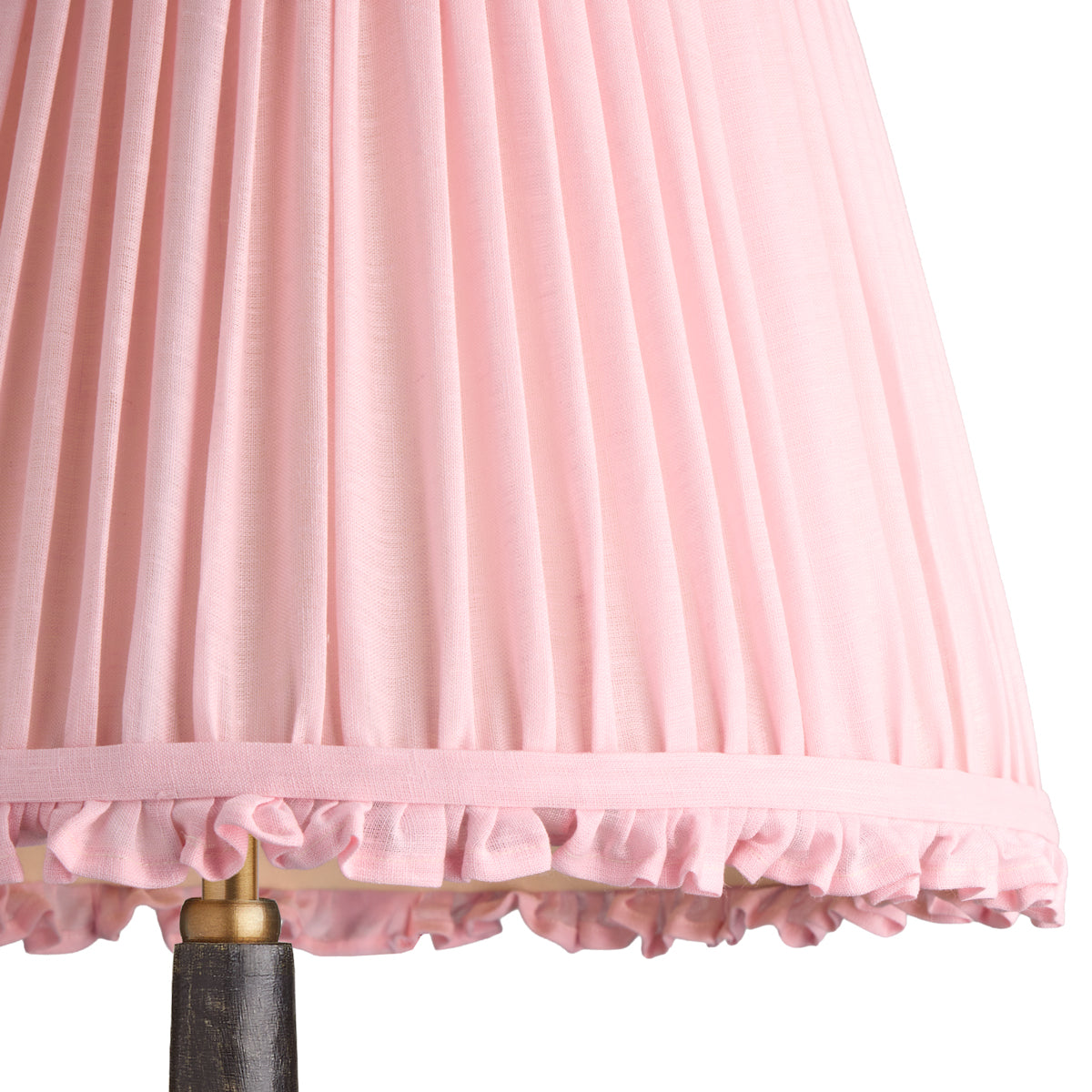 12 inch straight empire reversible gimbal bloomer shade in marshmallow linen