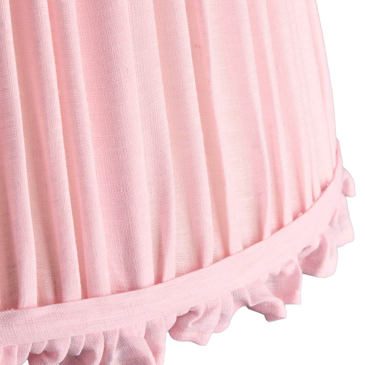 12 inch straight empire reversible gimbal bloomer shade in marshmallow linen