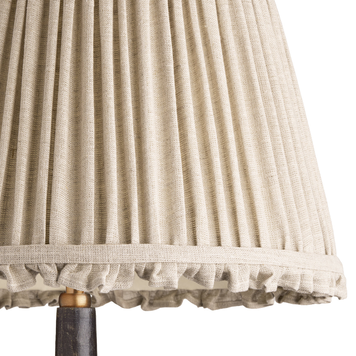 12 inch straight empire reversible gimbal bloomer shade in natural linen