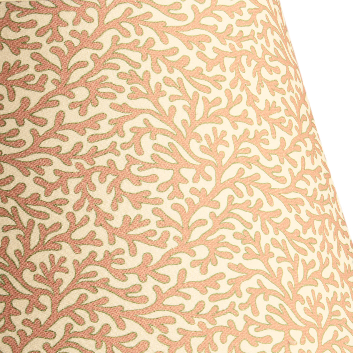 12 inch straight empire shade in blush Tuffley cotton by GP & J Baker