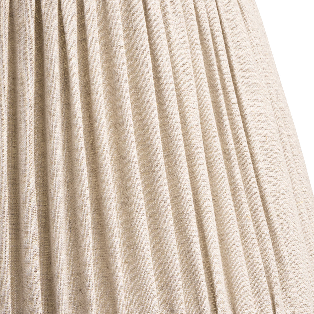 12 inch straight empire bloomer shade in natural linen