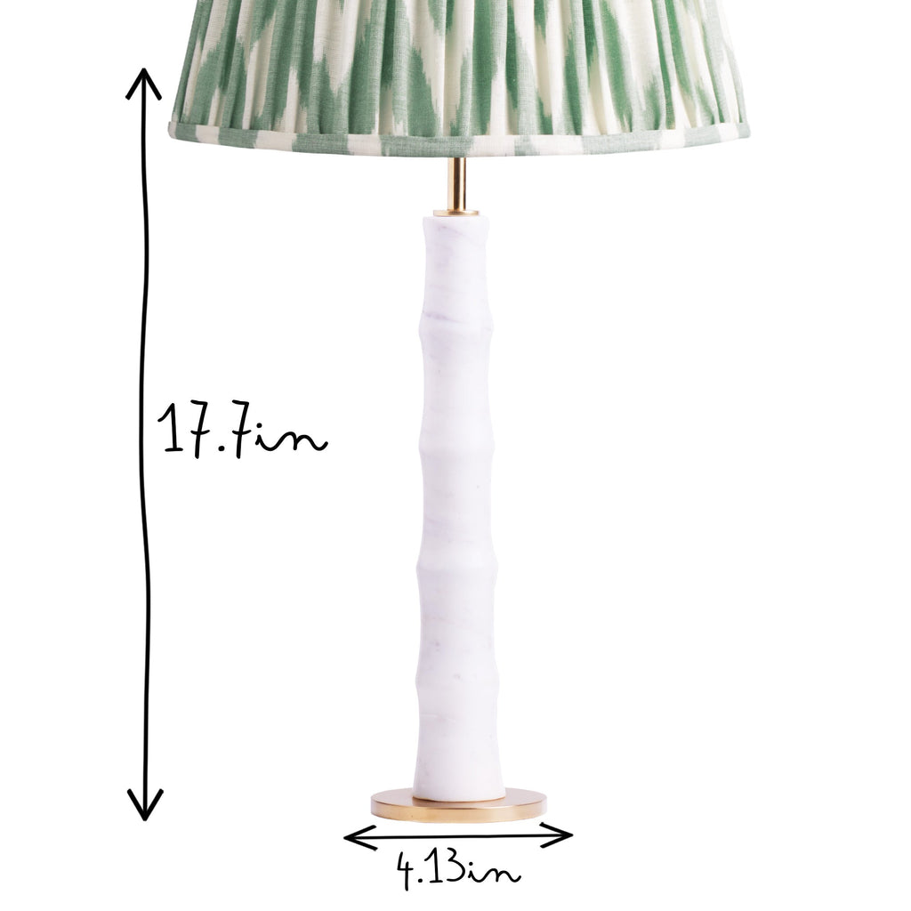 Bissetii cordless table lamp in marble