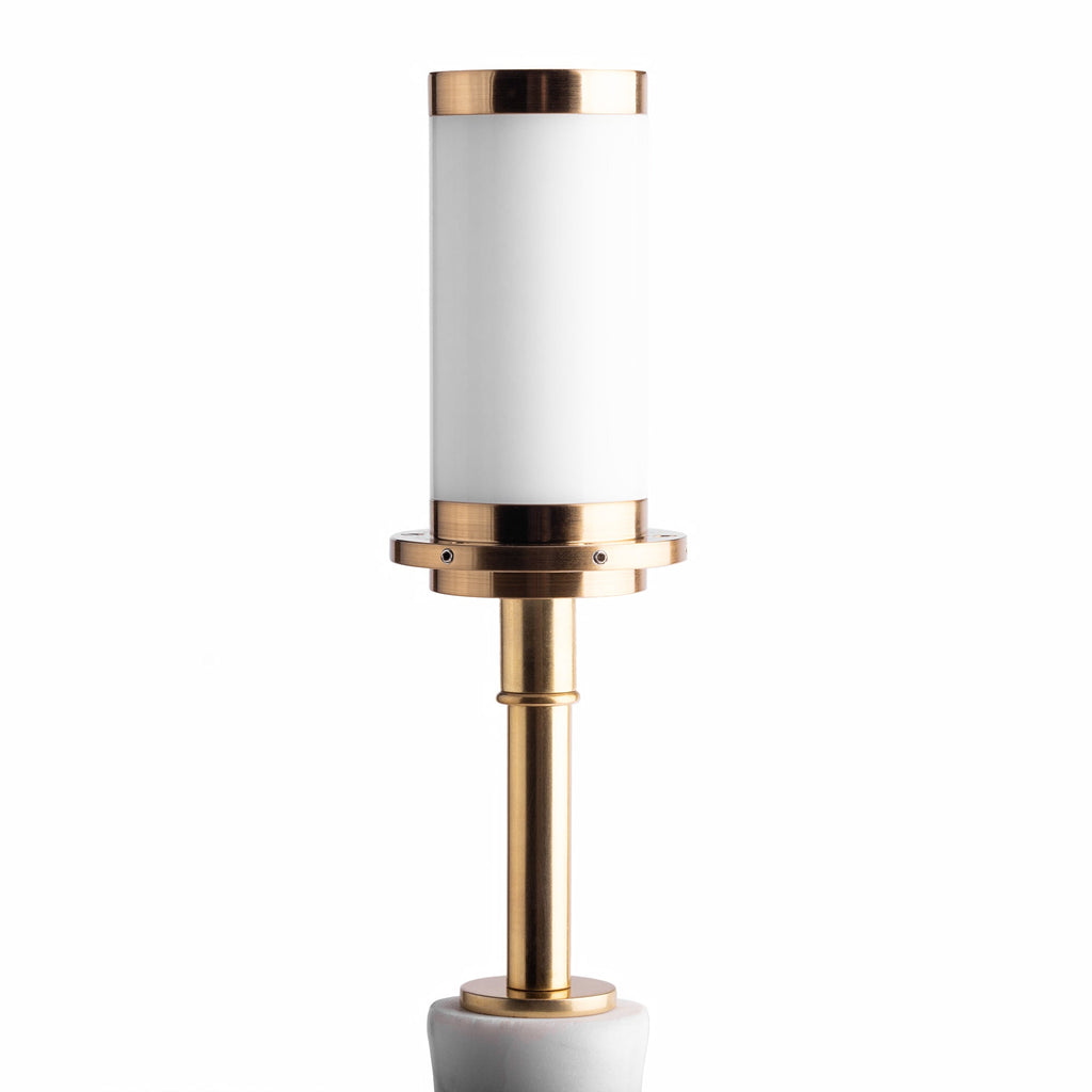 Bissetii cordless table lamp in marble