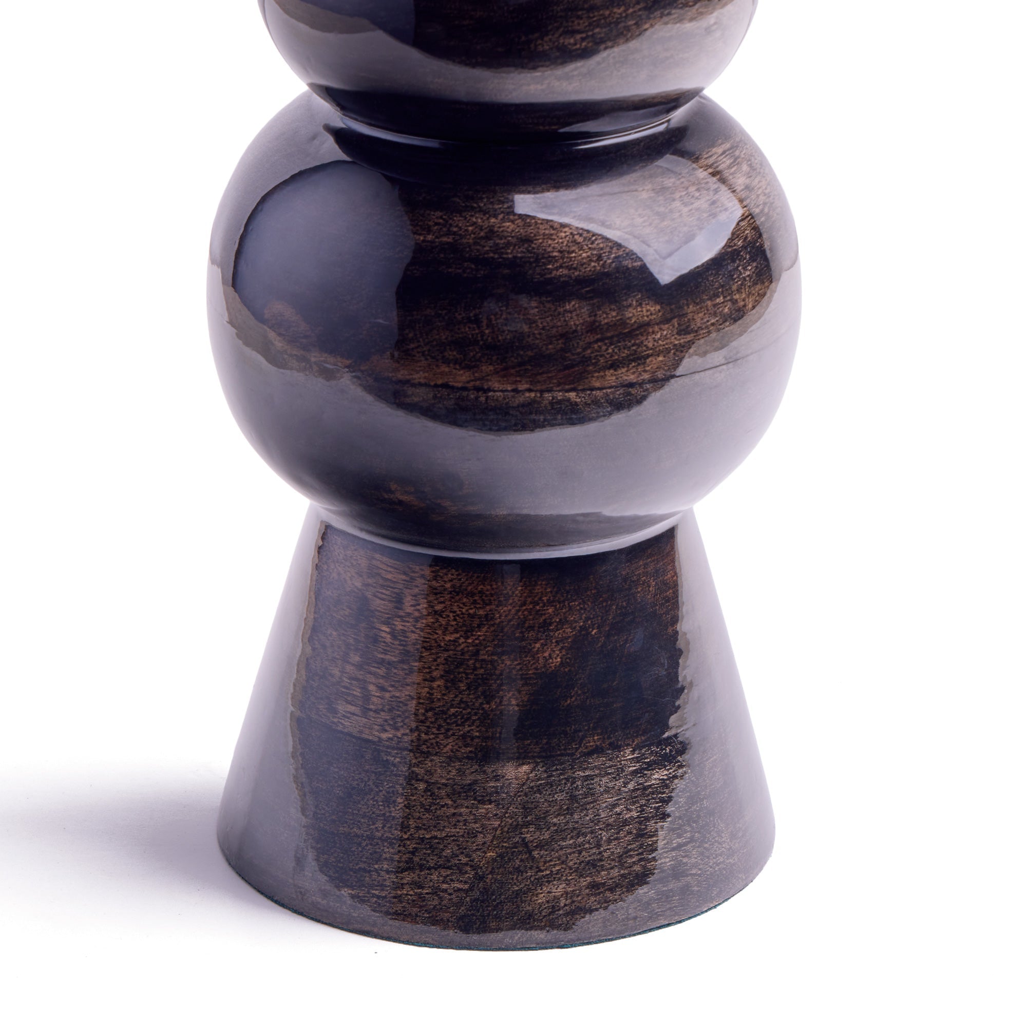Diabolo cordless table lamp in brown gloss