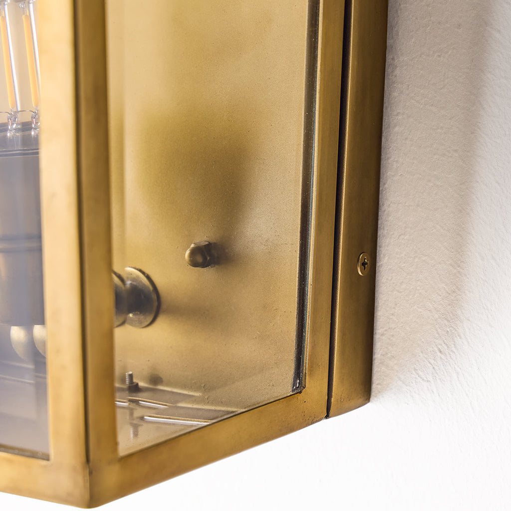 Majorelle wall sconce in brass