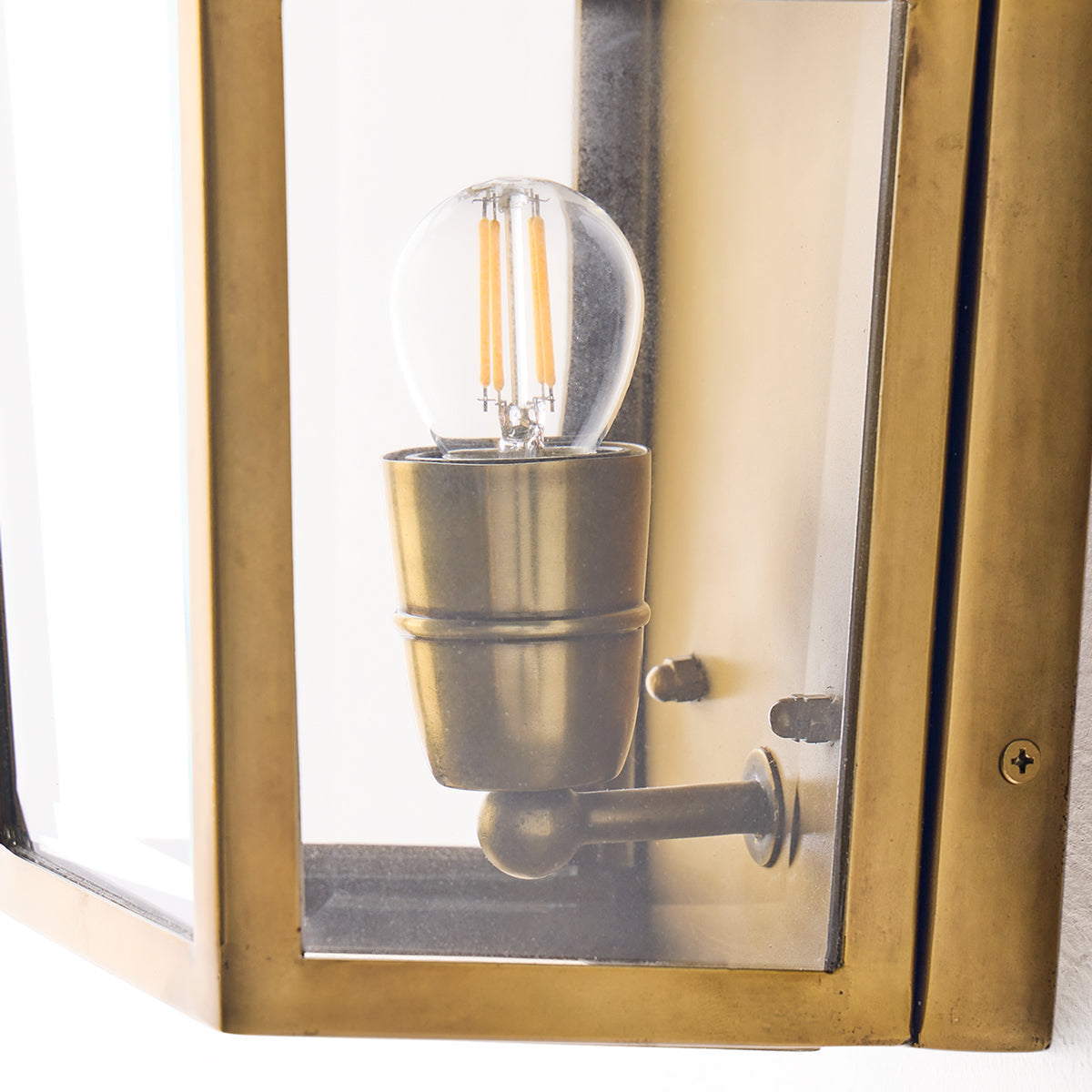 Majorelle wall sconce in brass