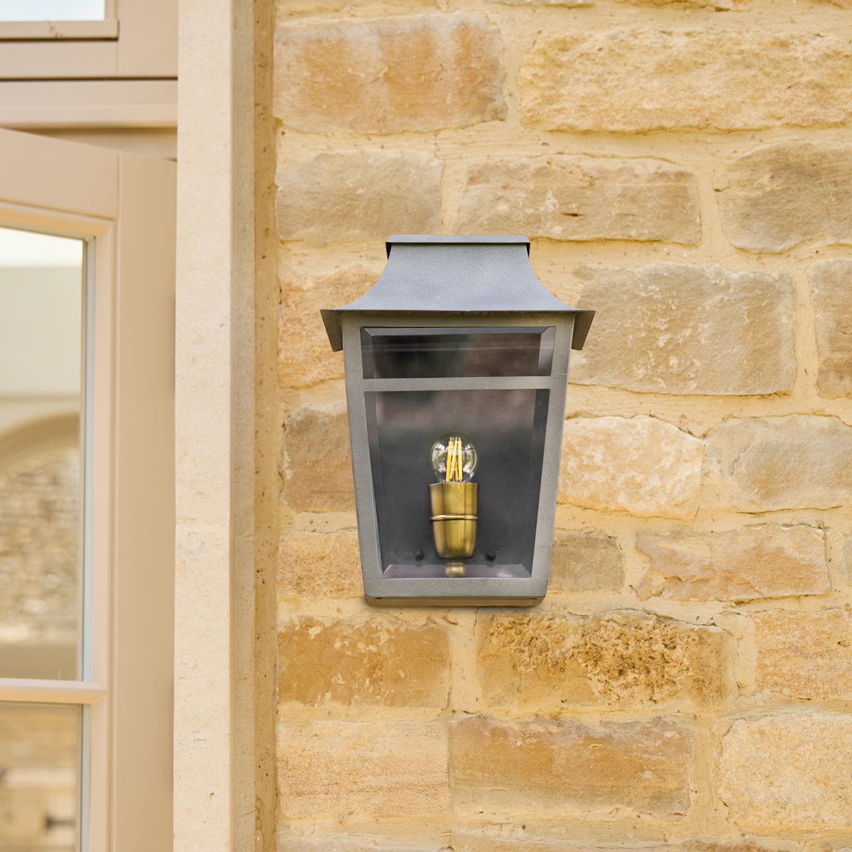 Majorelle wall sconce in gray